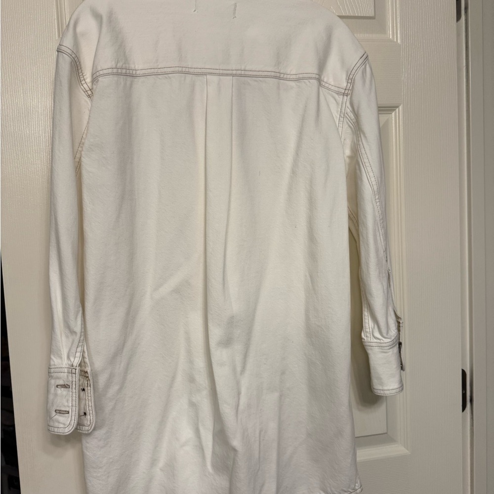 Madewell denim Button-Front long shirt - Picture 9 of 11